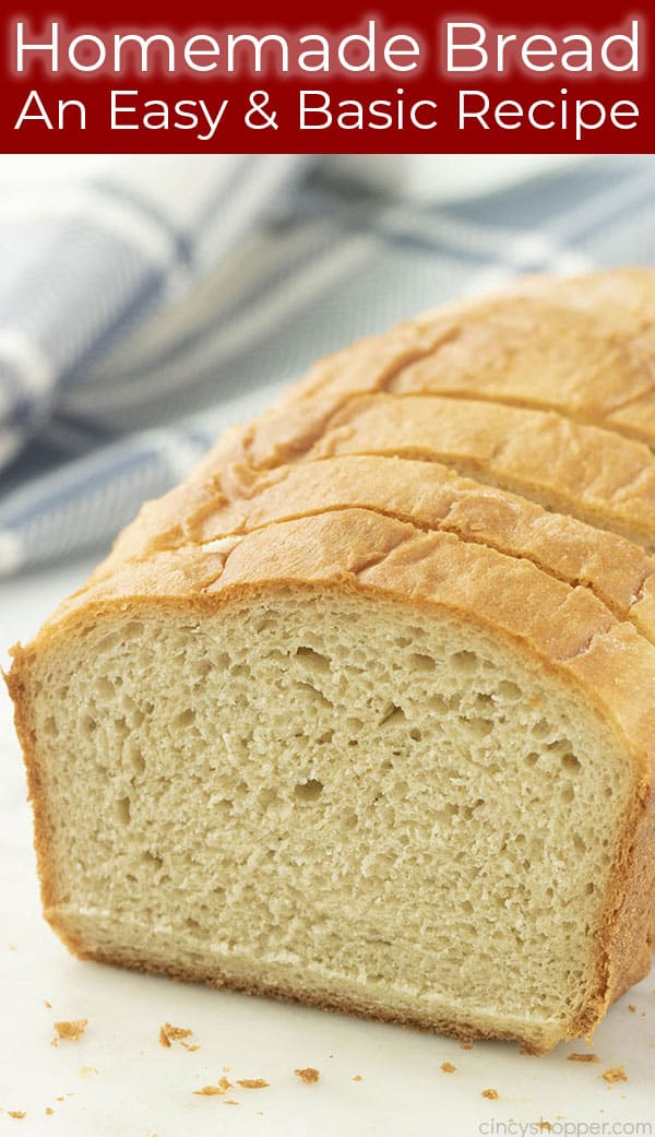 slices of homemade white bread