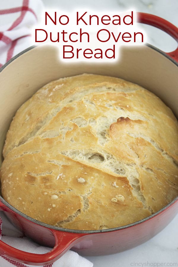 Text on image 4 Ingredient Homemade Bread