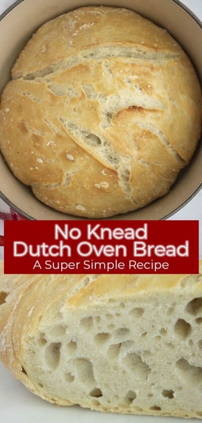 Dutch Oven Bread - No Kneading Required! | Cincyshopper