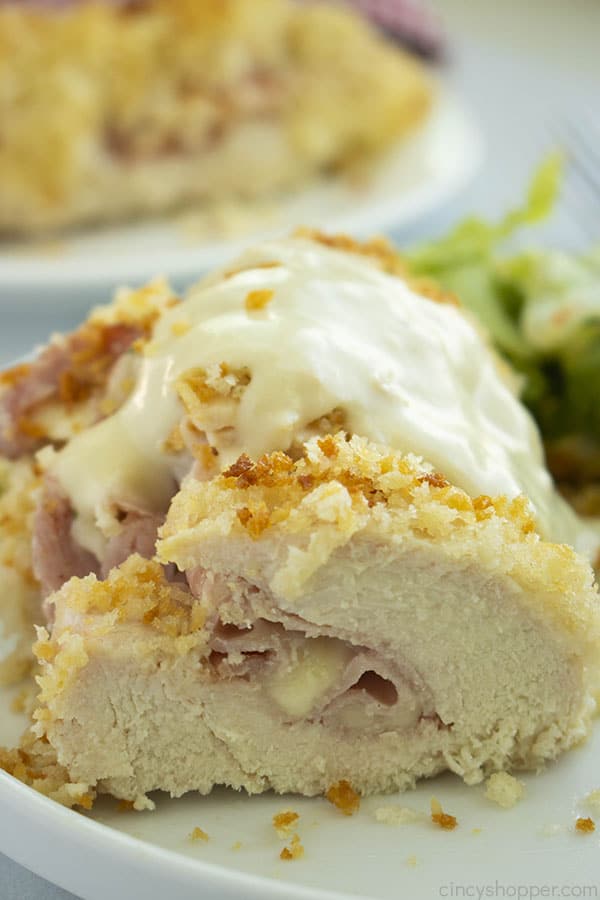 Baked Chicken Cordon Bleu with Sauce - CincyShopper