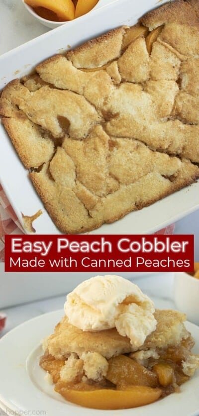 Easy Peach Cobbler - CincyShopper