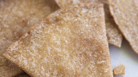 Cinnamon Sugar Tortilla Chips