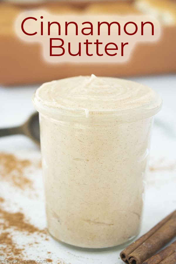 Text on image Cinnamon Butter