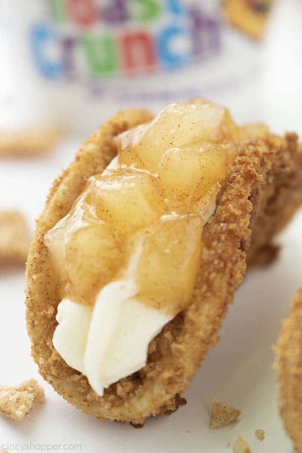 Cinnamon Toast Crunch Tacos with Apple