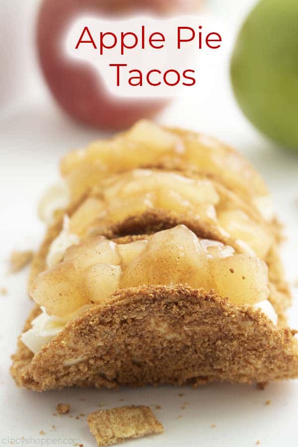 Text on image Apple Pie Tacos