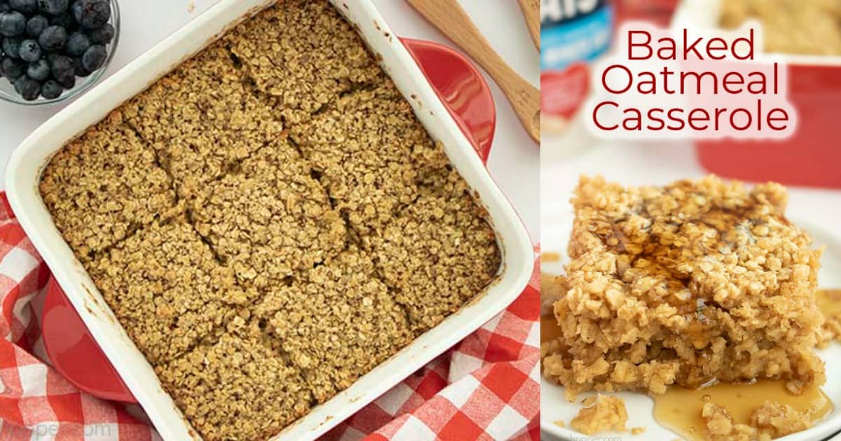 Baked Oatmeal Casserole