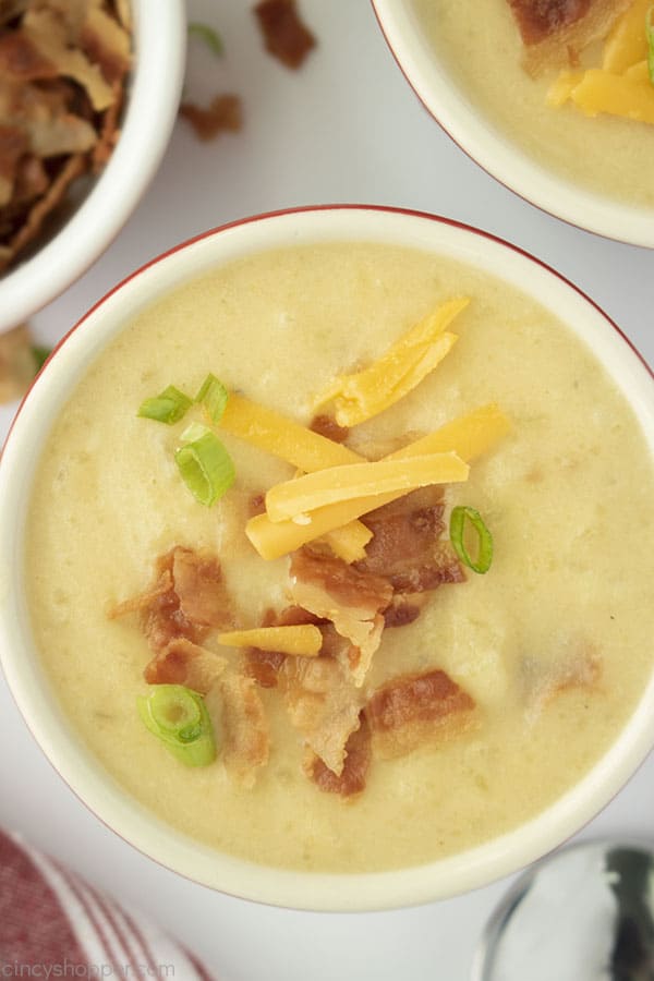 Bowl with Potato soup