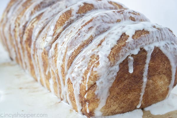 Loaf of Cinnamon Bread with Galze