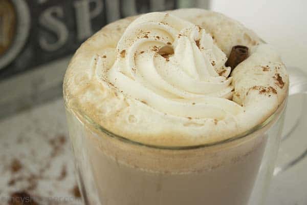 Finished Starbucks Copycat Pumpkin Spice Latte