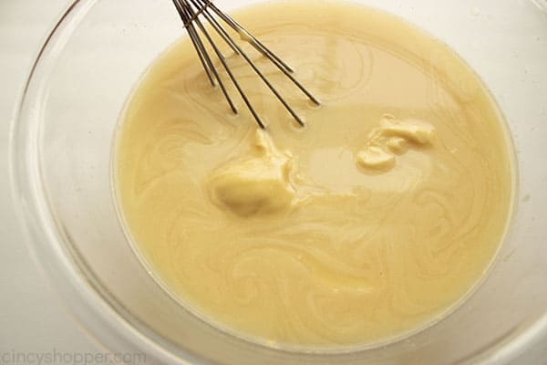 Cream of chicken soup added to gravy mix