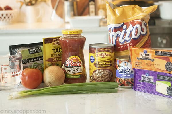 Ingredients for Taco Casserole