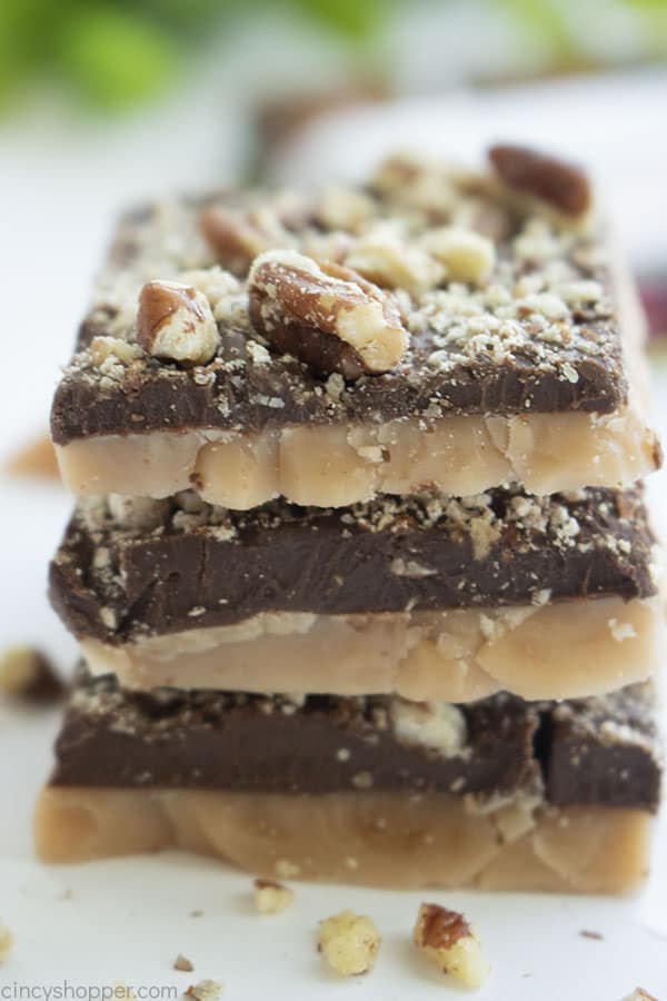 Stack of Butter toffee