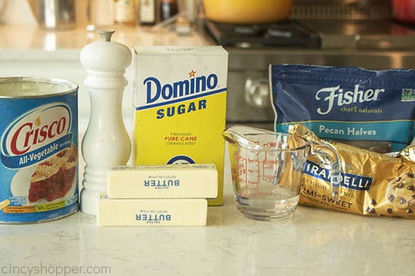 Ingredients for Homemade Toffee