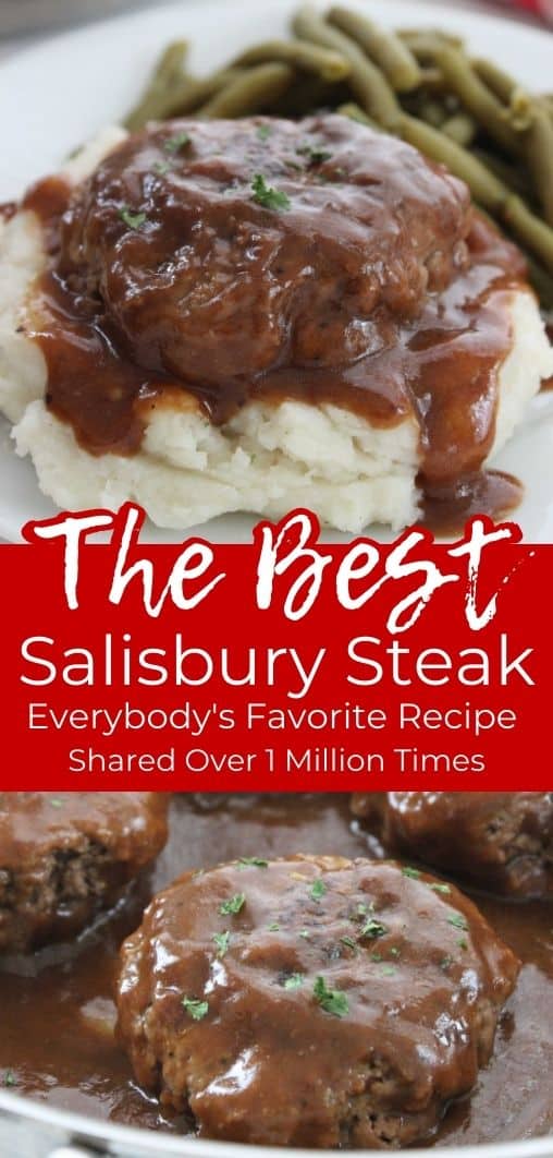 Long pin collage The BEST Salisbury Steak