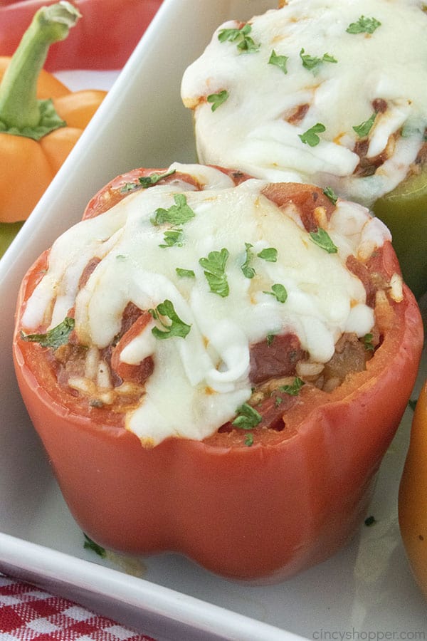 Stuffed Peppers with cheese