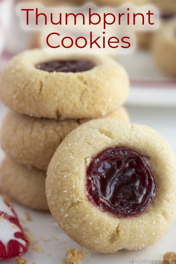 Text on image Thumbprint Cookies