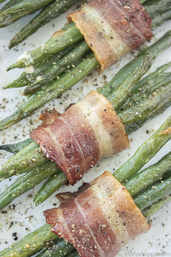 Bacon Wrapped Green Bean Bundles