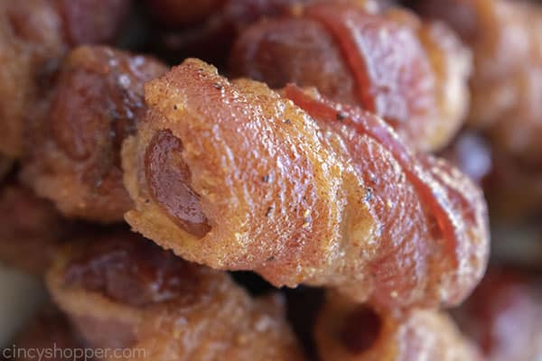 Little smokies wrapped in bacon