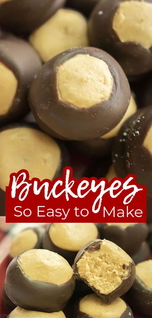 Long pin collage Buckeyes So Easy to make