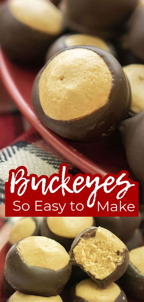 Long pin collage Buckeyes So Easy to make