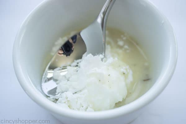 Cornstarch slurry 