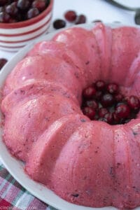 Cranberry Mousse Jello Mold Salad – Angie's Open Recipe Box