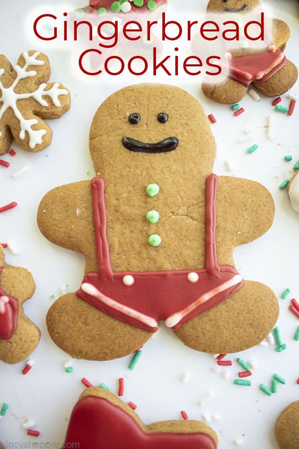 Text on image Gingerbread Cookies