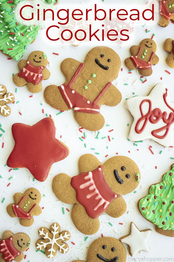 Text on image Gingerbread Cookies