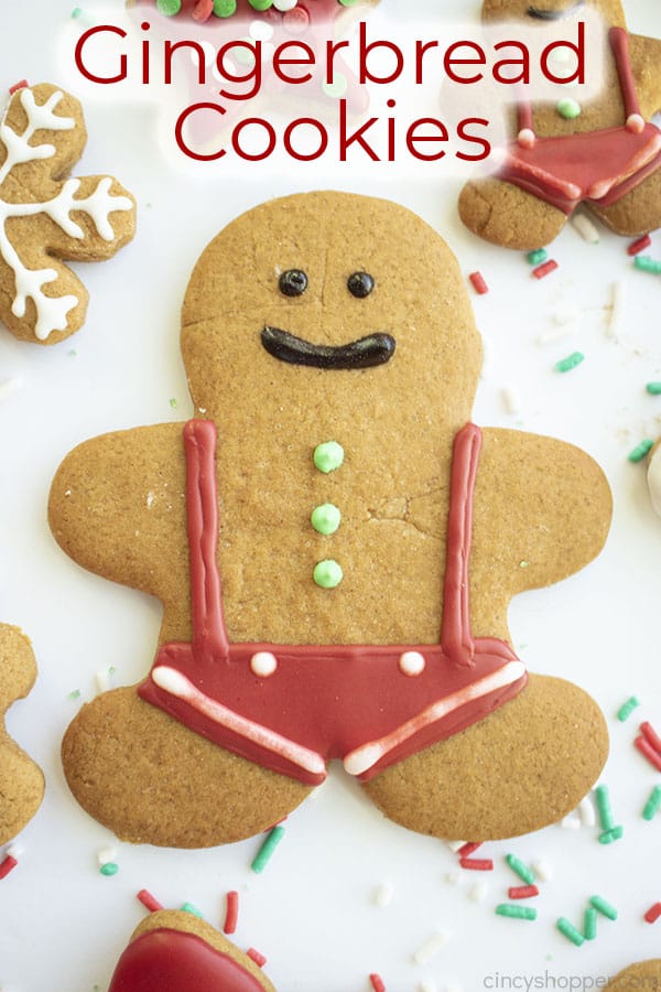 Text on image Gingerbread Cookies