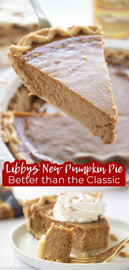 Long pin collage text Libbys New Pumpkin Pie Better than the Classic