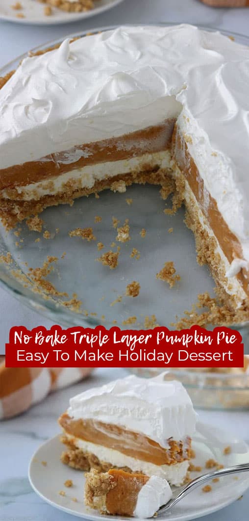 No Bake Triple Layer Pumpkin Pie - CincyShopper