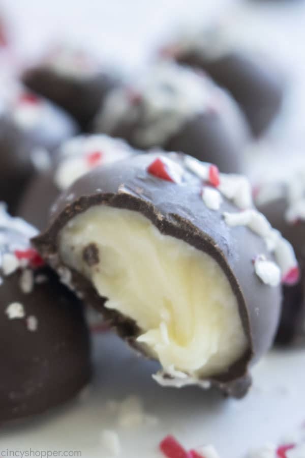 Peppermint Truffles with a bite