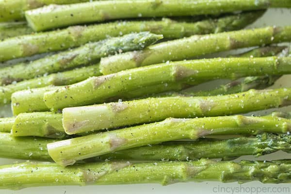 Seasoned asparagus 