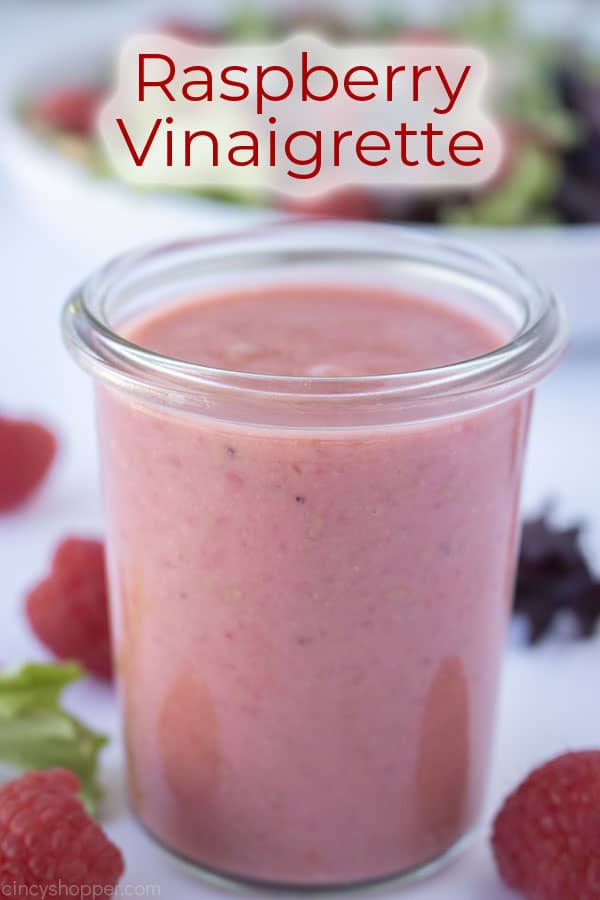 Text on image Raspberry Vinaigrette