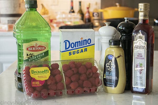 Ingredients for Raspberry Dressing