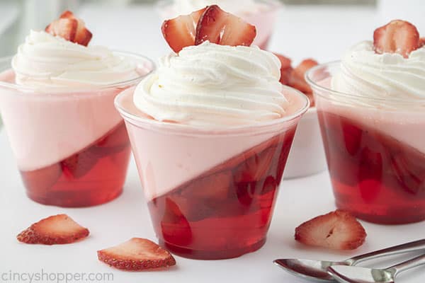 Layered Jello Cups