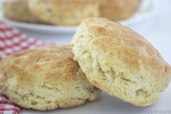 Stacked Southern biscuits