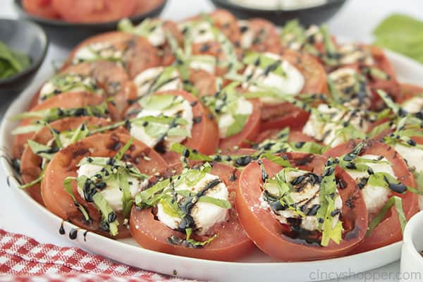 Fresh tomato Caprese Mozzarella Salad