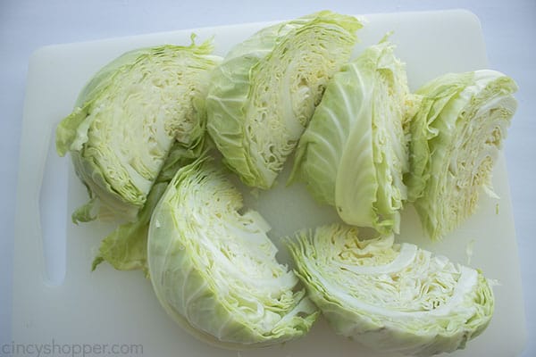 Cut cabbage