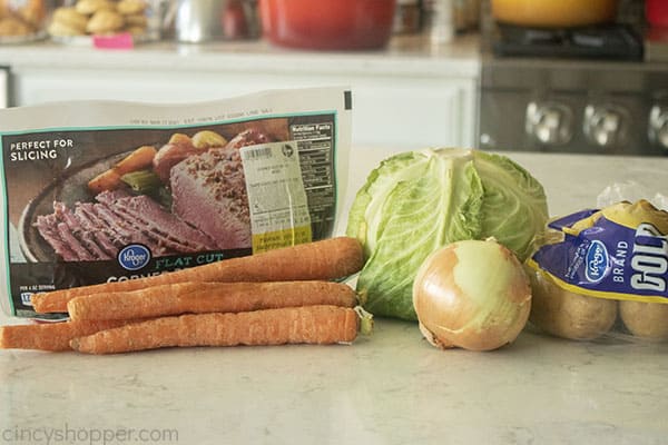 Irish Corned Beef ingredients