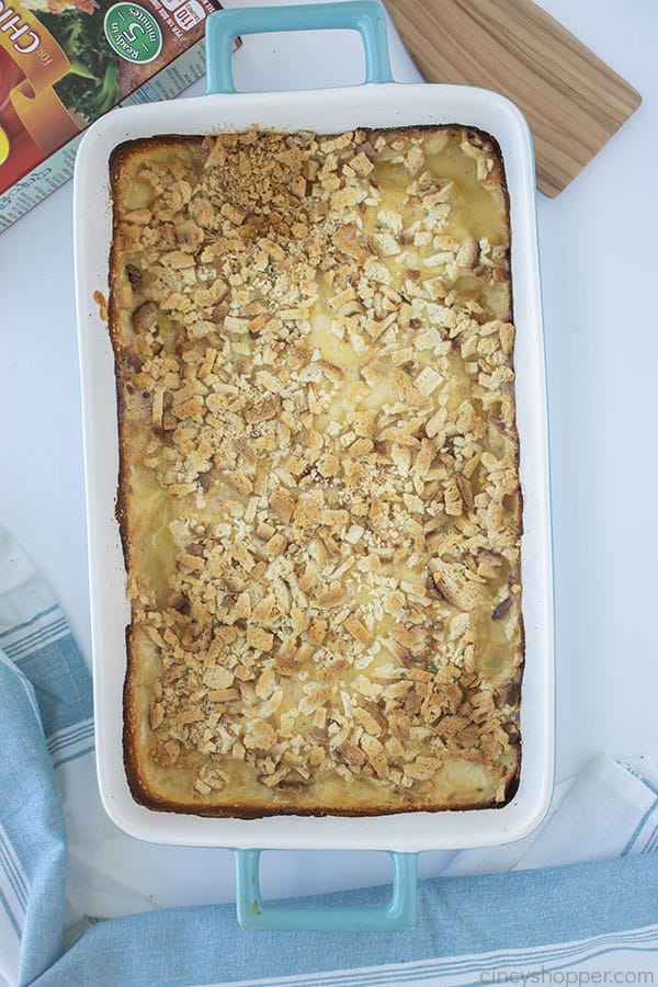 Creamy Chicken Casserole in a dish