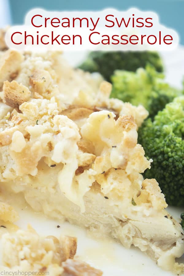 Creamy Swiss Chicken Casserole - CincyShopper