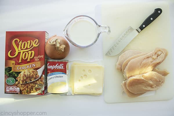 Swiss Chicken Bake Ingredients