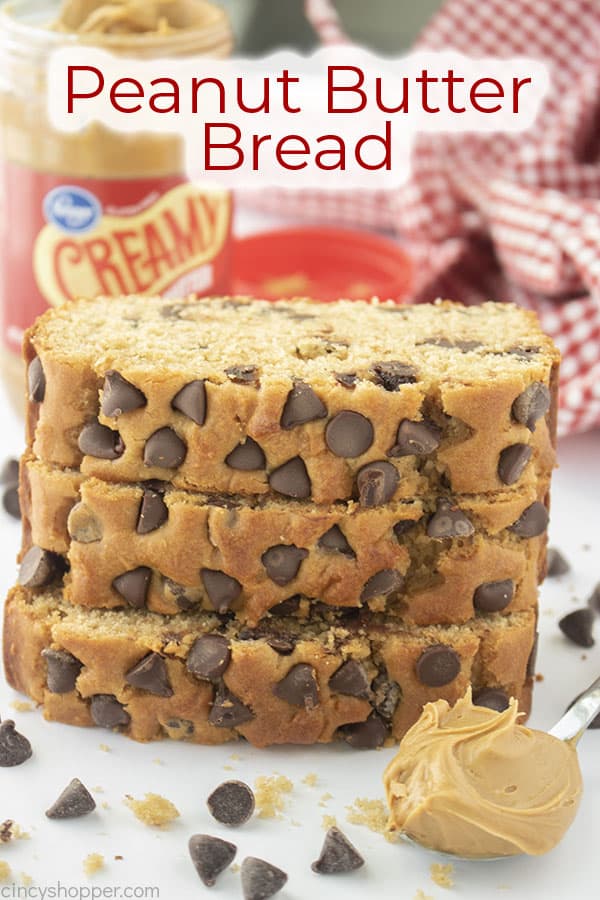 Text on image Peanut Butter Bread