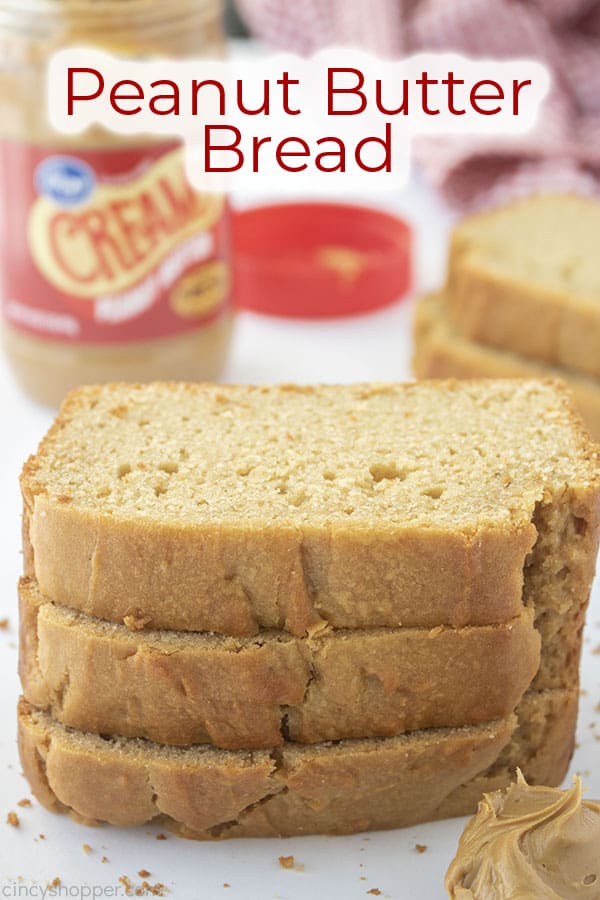 Text on image Peanut Butter Bread