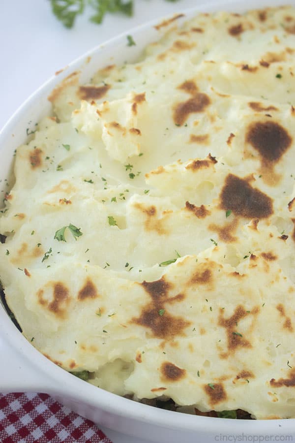 Shepherd's Pie Casserole in a dish