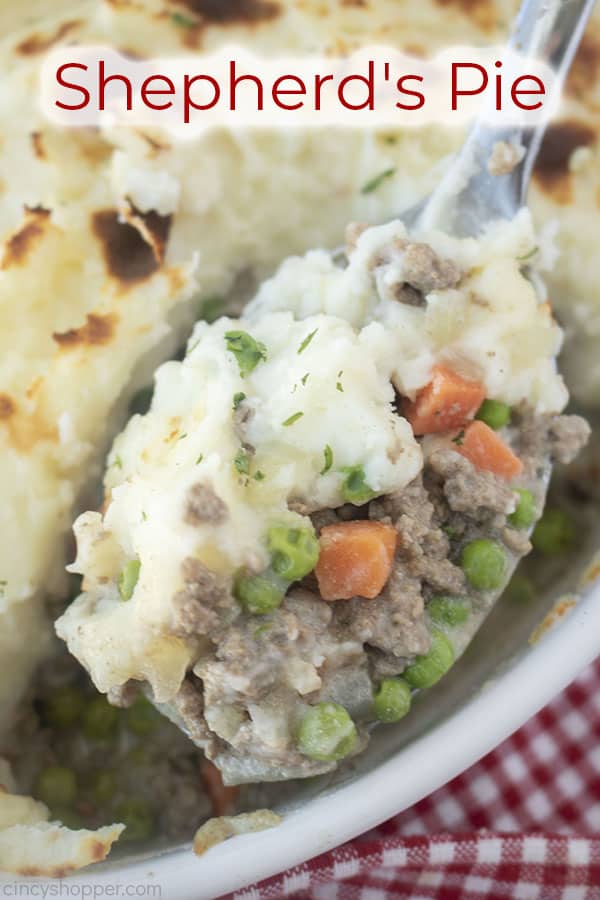 Text on image Shepherd's Pie