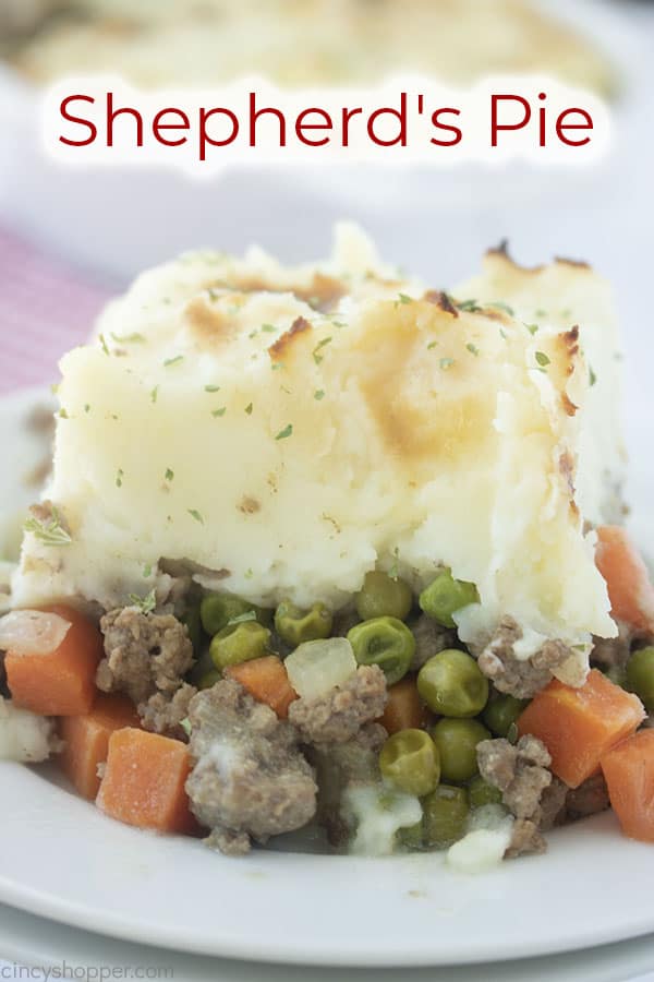 Text on image Shepherd's Pie