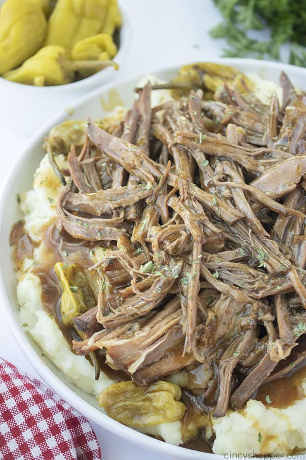 Slow Cooker Pot Roast Mississippi style