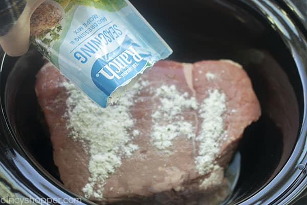 Adding ranch seasoning to pot roast